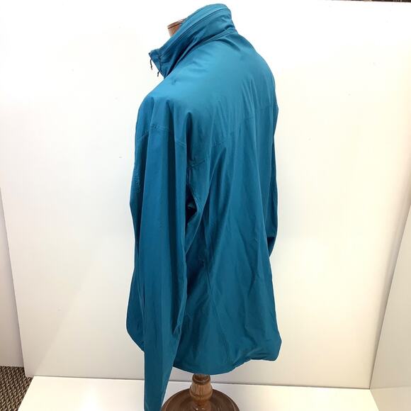 Blue Arc’teryx Mens Nodin Lightweight Jacket Sz XXL Windproof Shell Hooded - Picture 3 of 6